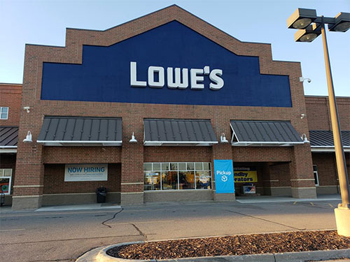 Front View of Lowes