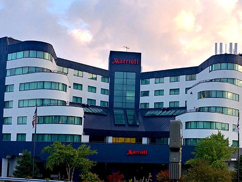 Paint Work on Marriott hotel