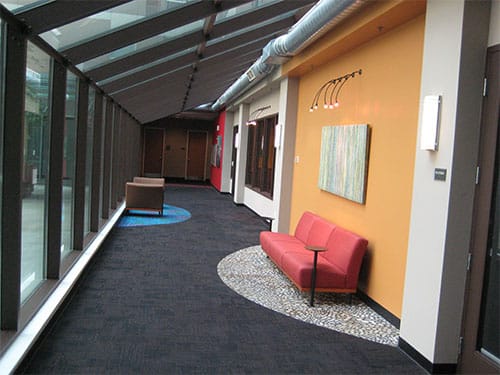 Stadium View Flooring Painting