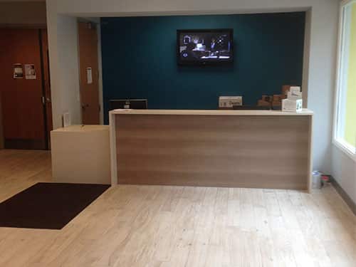 Stadium View Front Desk Painting