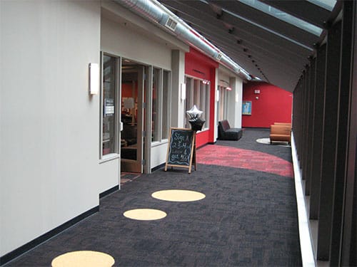 Stadium View Painting on Corridor