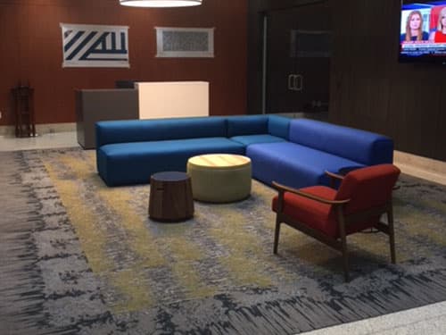 Chicago University Center Lobby Floor Painting